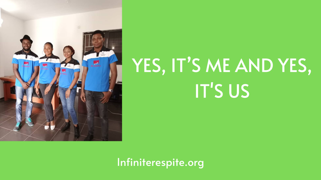 Yes It S Me And Yes It S Us Infinite Respite Foundation